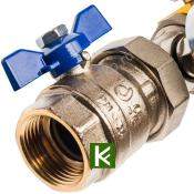 Коллектор для теплого пола с вентилями 10 выходов STOUT SMB 0468 000010